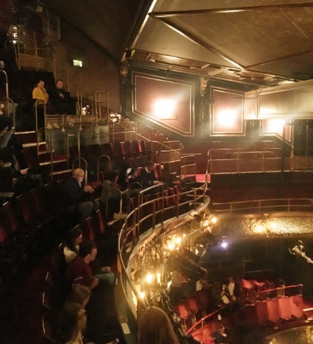 mapa de lugares teatro harry potter balcony