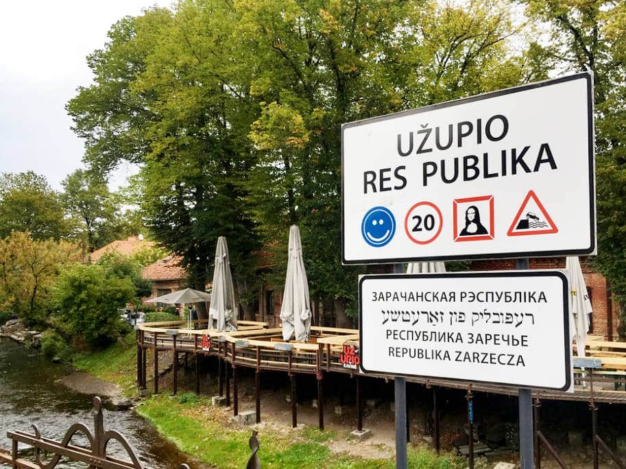 republica de uzupis vilnius lituania