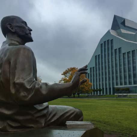 biblioteca nacional da letonia castelo das luzes