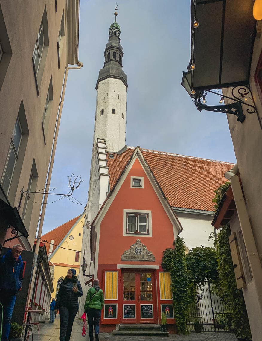 detalhes do centro histórico de tallinn estonia