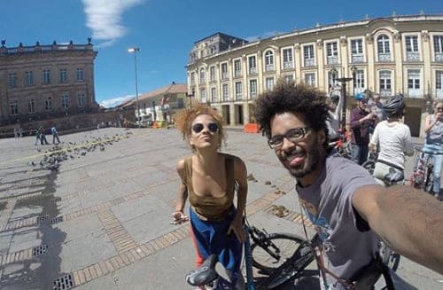 casal bicicleta favelados pelo mundo