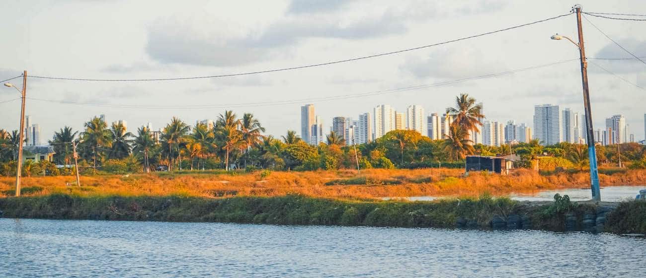 Vista de Recife da Ilha de Deus