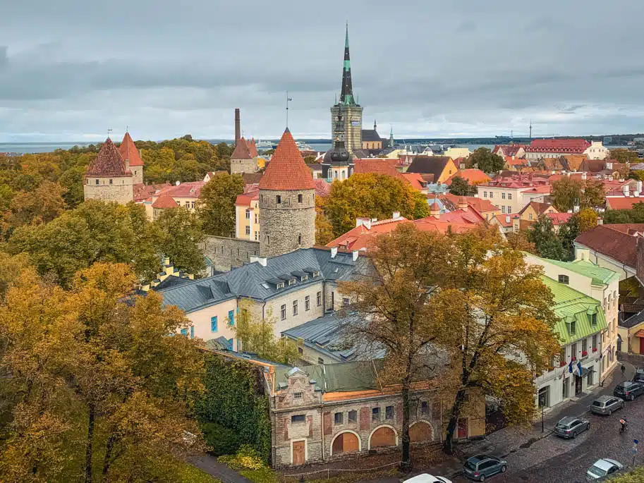 tallinn estonia vista toompea hill