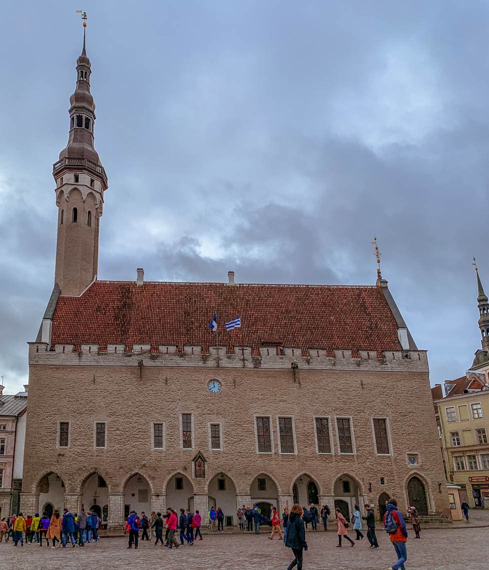 town hall square tallinn estonia