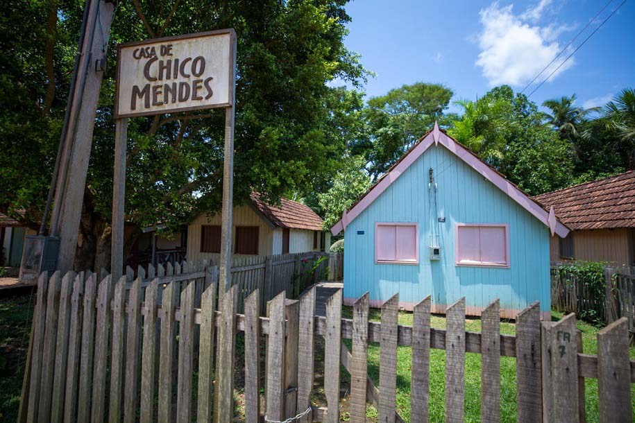 casa de chico mendes, em Xapuri