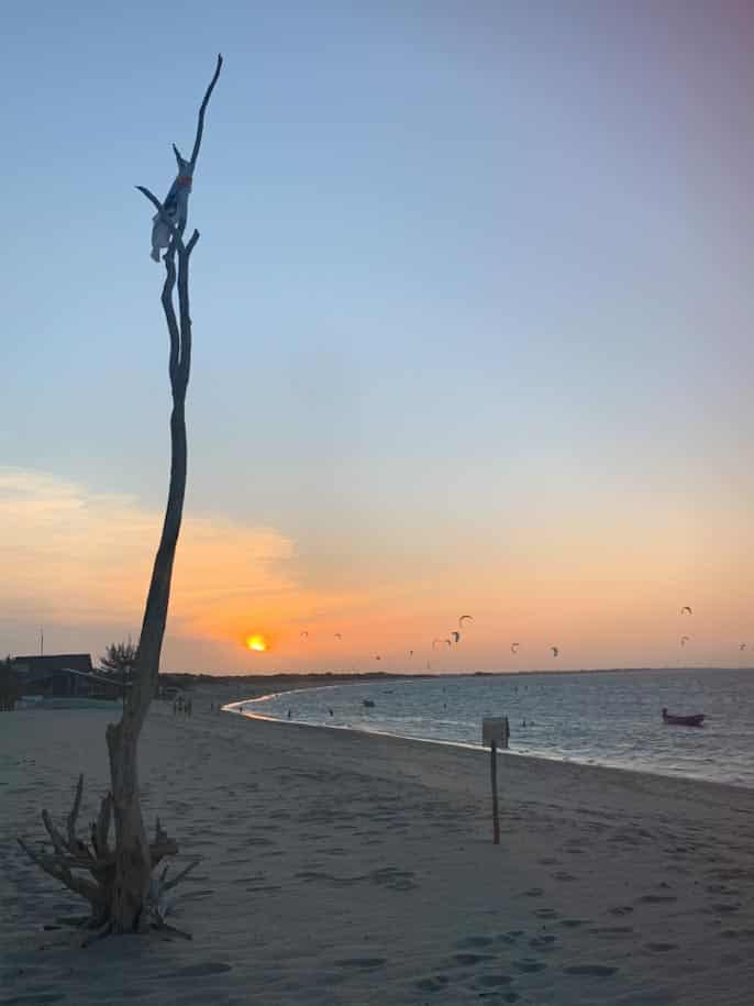 barra grande por do sol praia kite surf