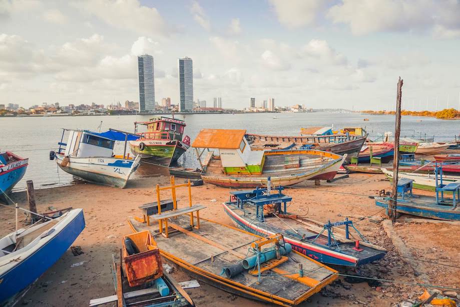 Passeio de bicicleta pelas atrações de recife