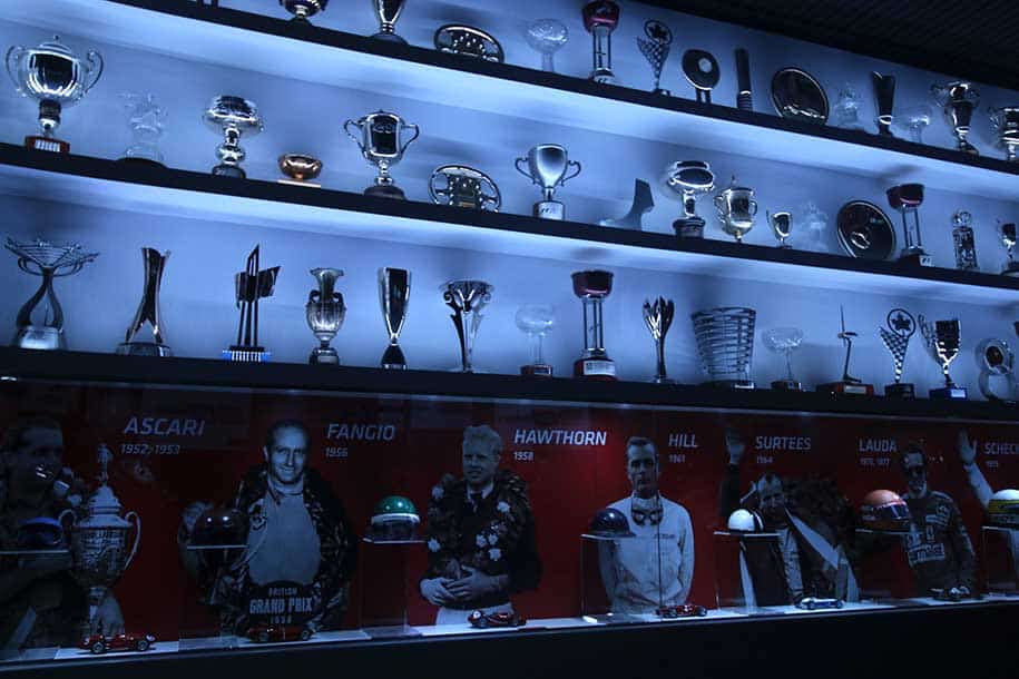 troféus da ferrari na fórmula 1