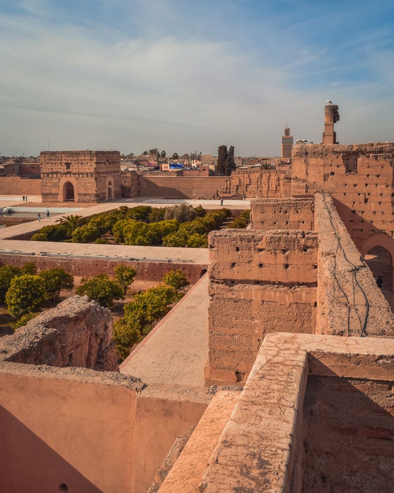 ruinas marraquexe cidade imperial marrocos