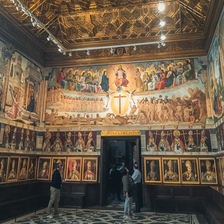 sala do capitulo da catedral da toledo espanha 
