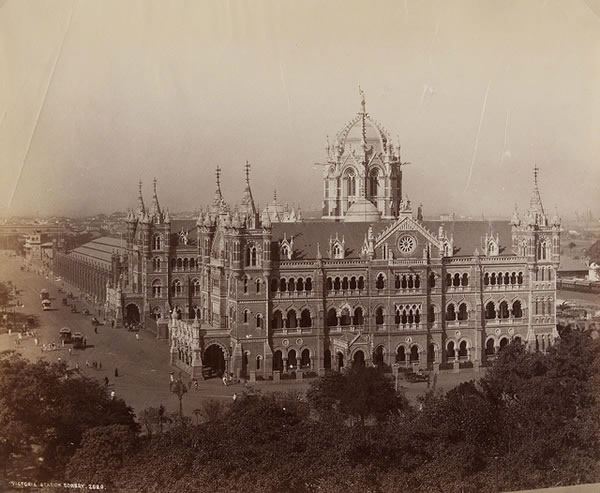 Victoria_Station_Bombay_Mumbai_1870 Museum of Photographic Art s : Flickr