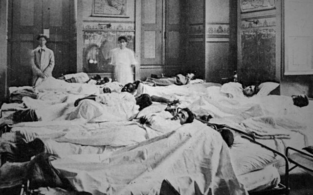 Pandemia de Gripe Espanhola, em 1918