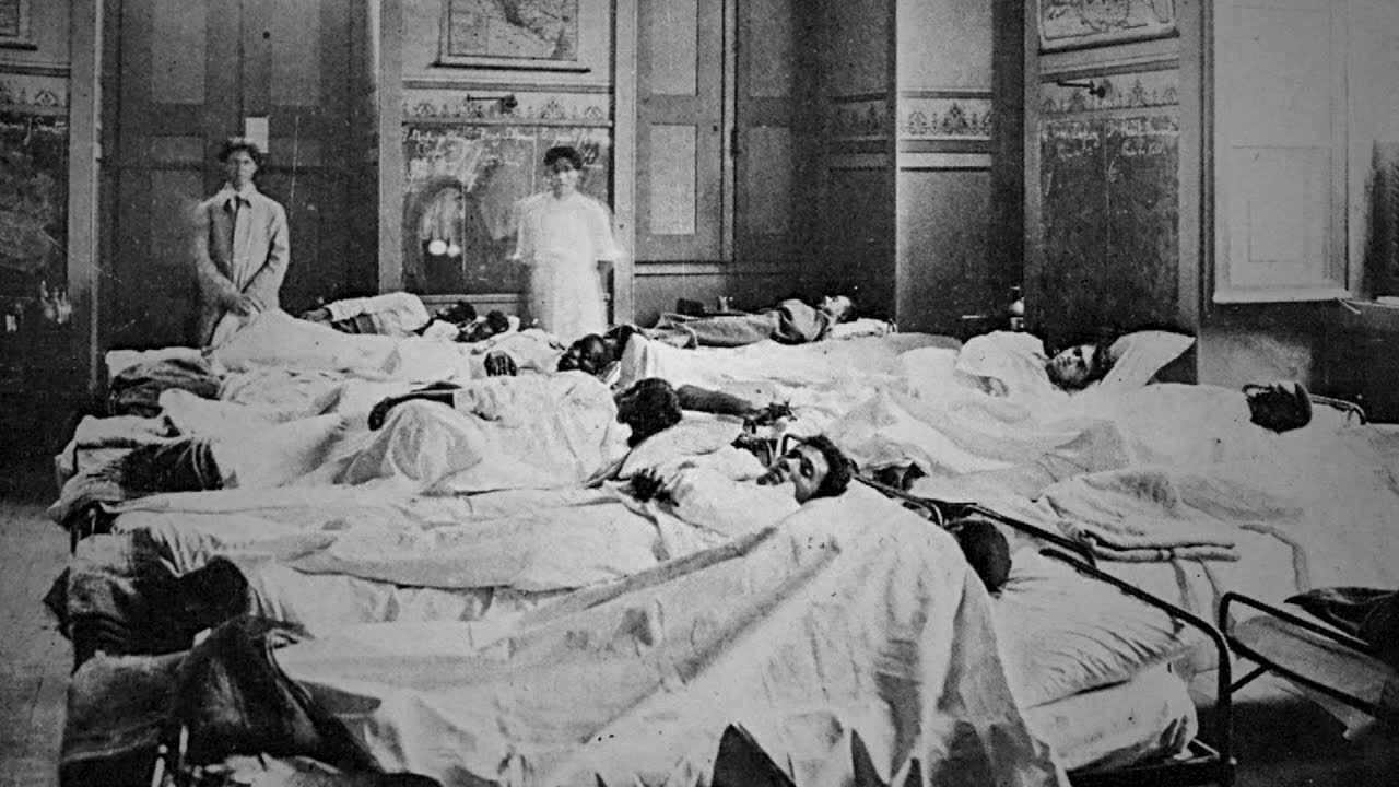 Pandemia de Gripe Espanhola, em 1918