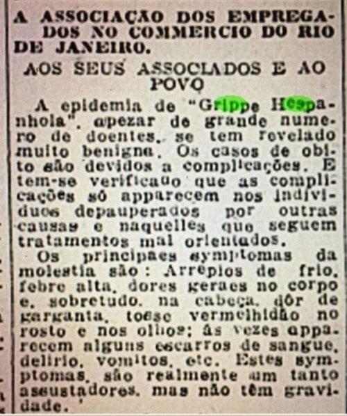 epidemia de 1918