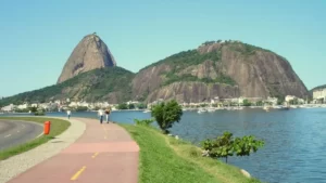 Calçadão do Flamengo e Botafogo, no Rio de Janeiro