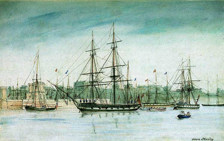 Darwin no Brasil - HMS Beagle