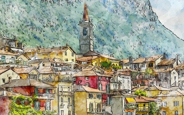 arte italia desenho destacada