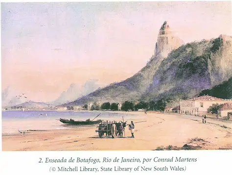 Rio durante a visita de Darwin ao Brasil
