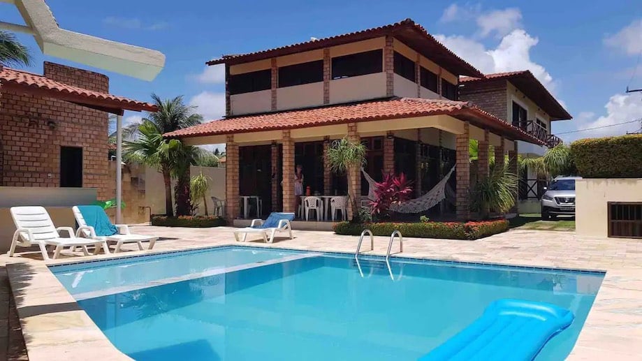 Casa de temporada na praia dos Carneiros, arredores de Recife