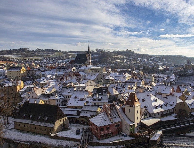 Natal na Europa Inverno Tcheca Cesky Krumlov