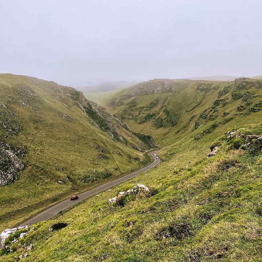 Winnats Pass Castleton Peak District