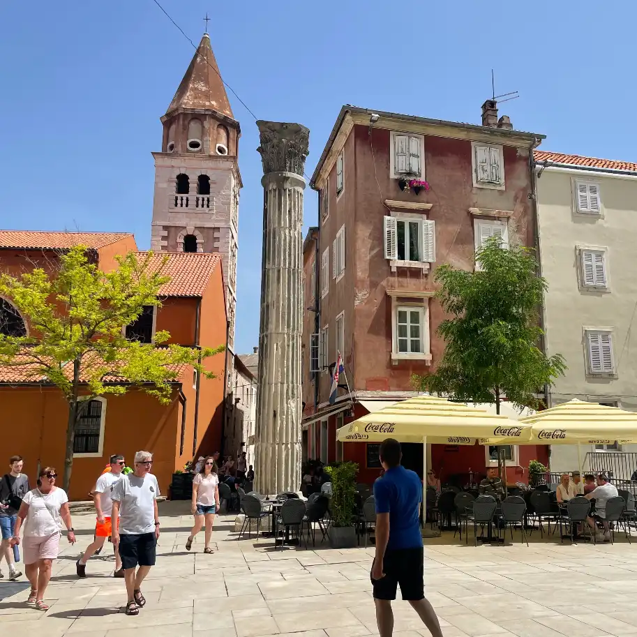 o que fazer em zadar pracas no centro