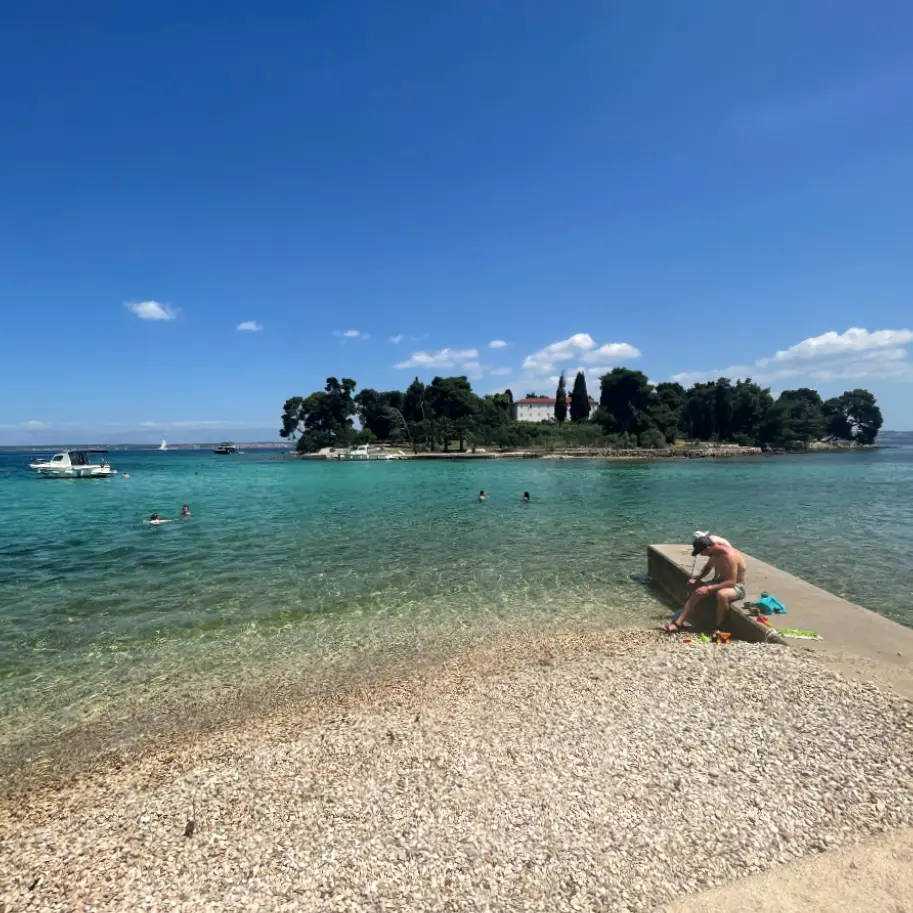 praia em zadar