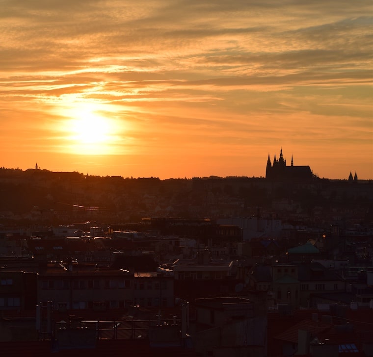 onde se hospedar em praga vista do hotel