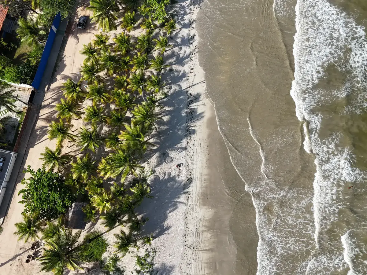 Praia central em Maragogi, Alagoas
