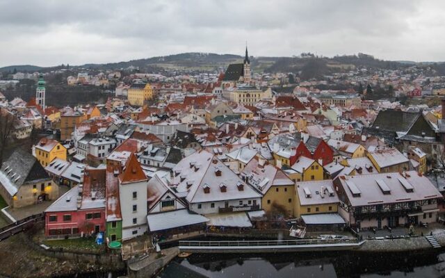 cesky krumlov republica tcheca vista panoramica saiba onde se hospedar