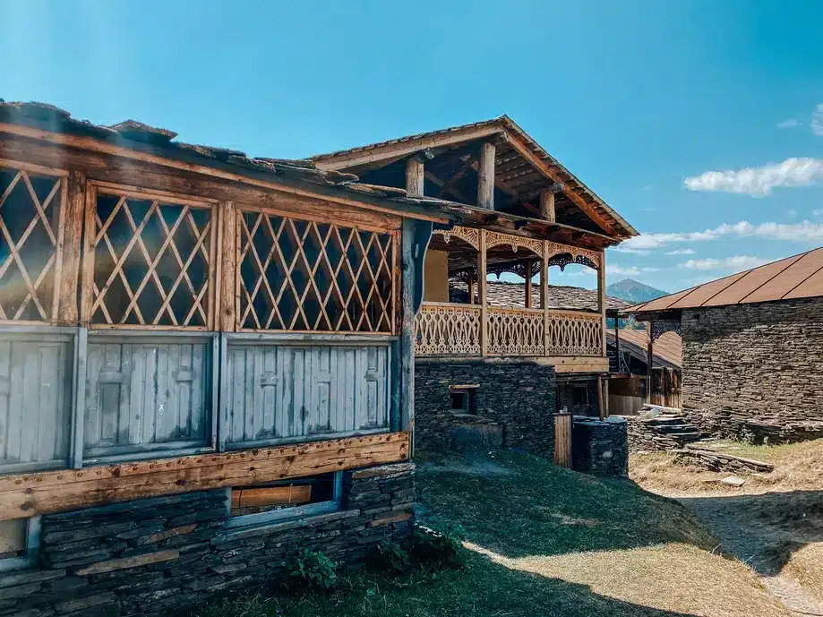 Casas tradicionais de Tusheti