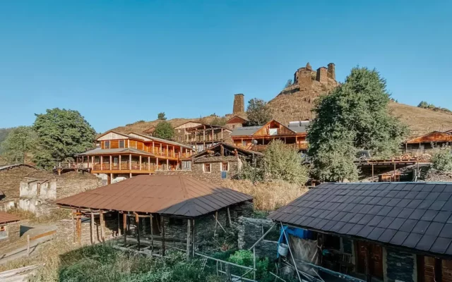 Upper Omalo, em Tusheti, uma das regiões mais isoladas da Europa