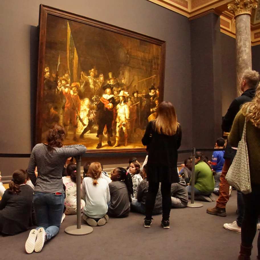 Rijksmuseum, um dos principais pontos turísticos de Amsterdam, Holanda