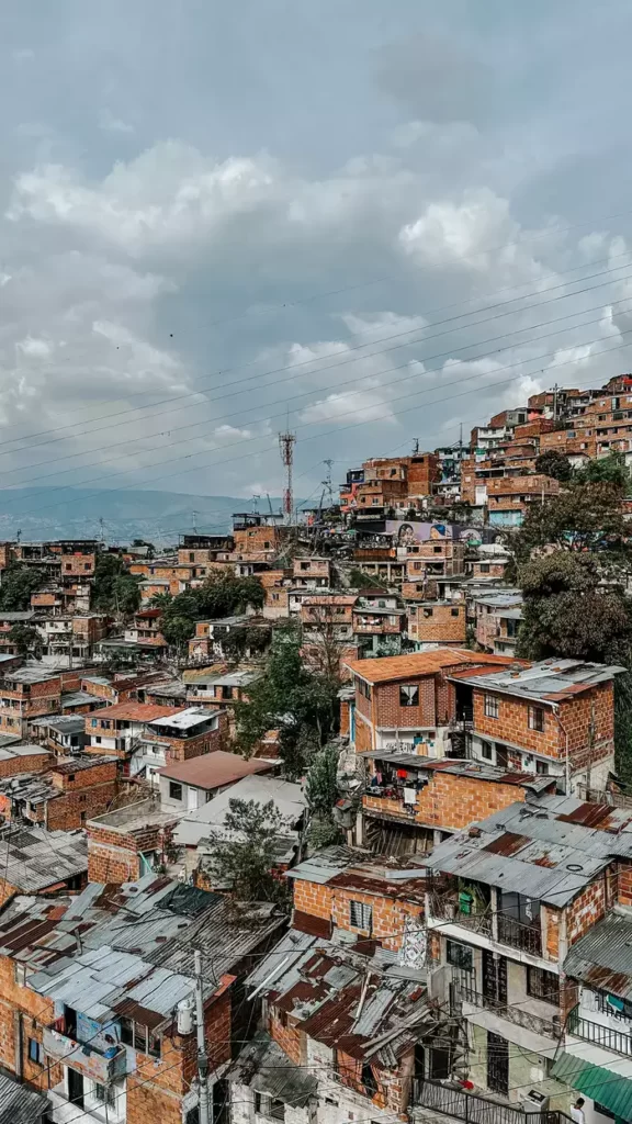 Comuna 13 em Medellín, na Colômbia
