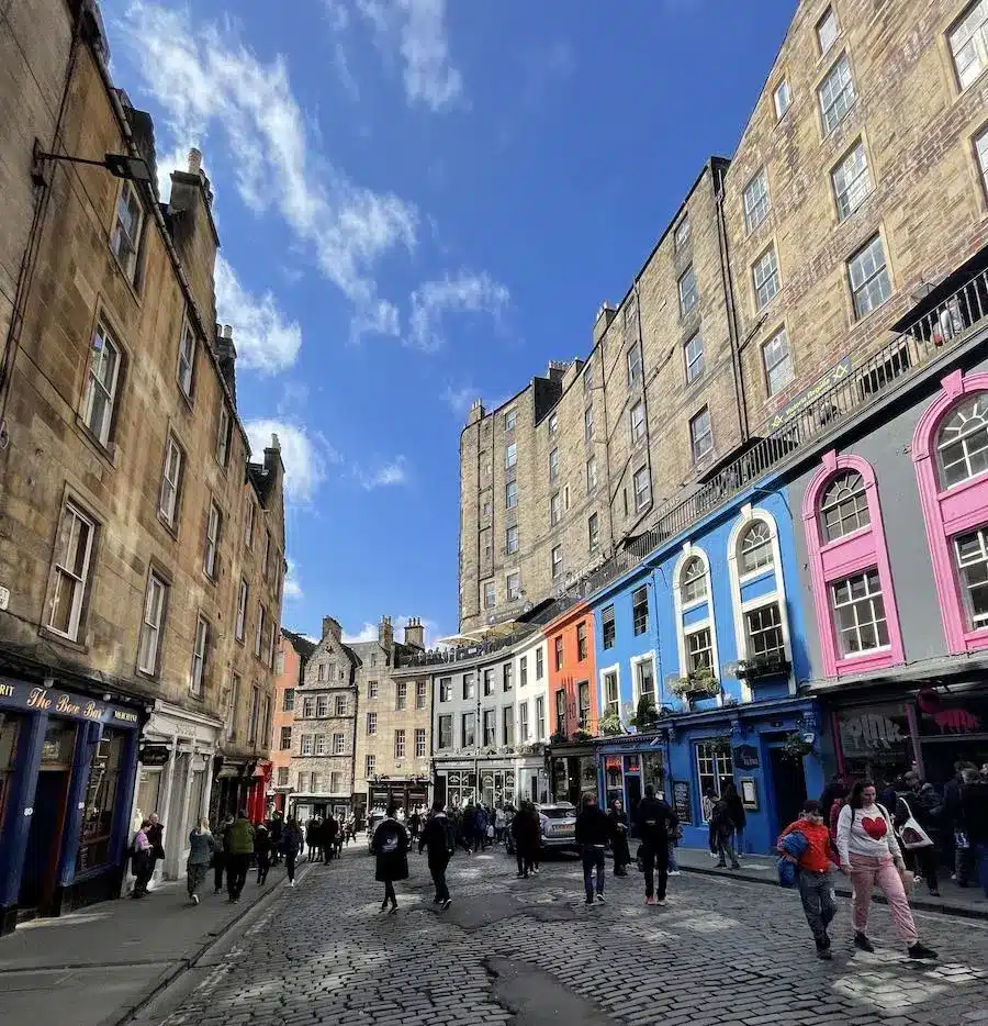 victoria street em edimburgo harry potter