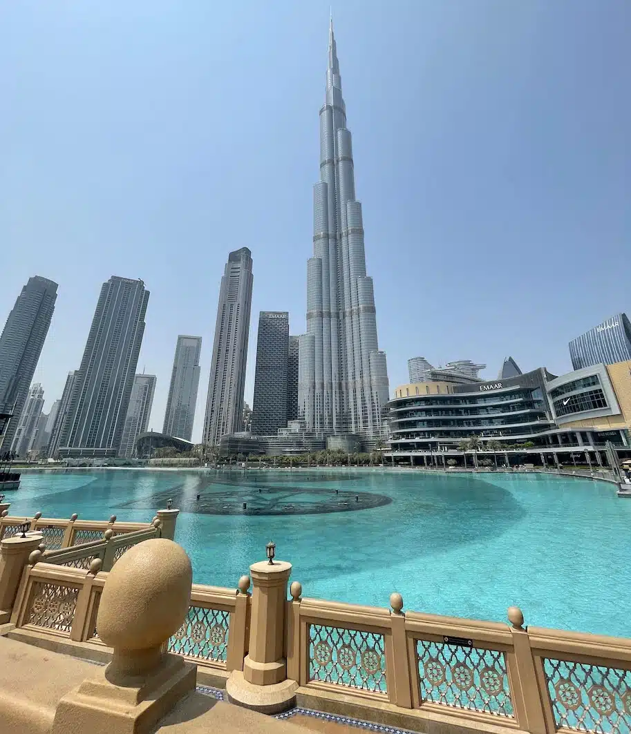 regiao de downtown dubai. Burj Kalifa visto do Dubai Mall