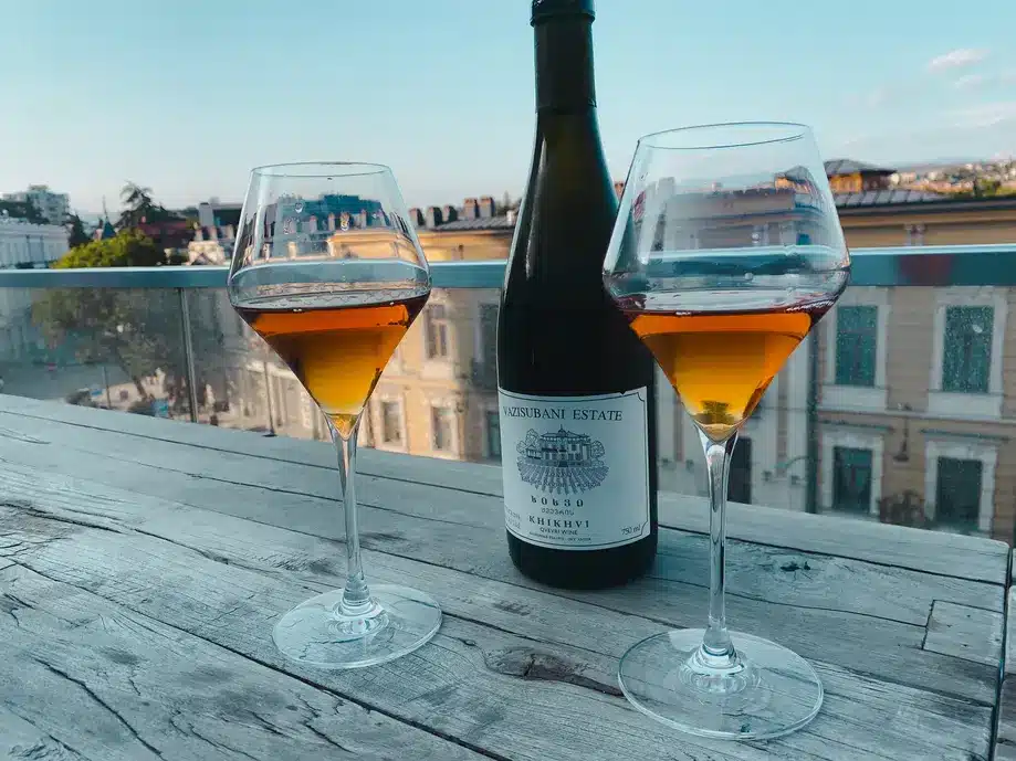 Vinho laranja da Geórgia 