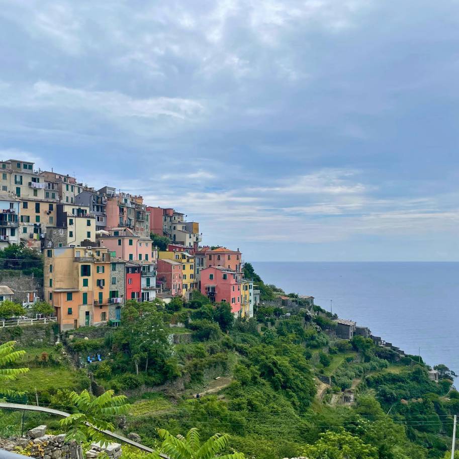 Vista de Corniglia em Cinque Terre