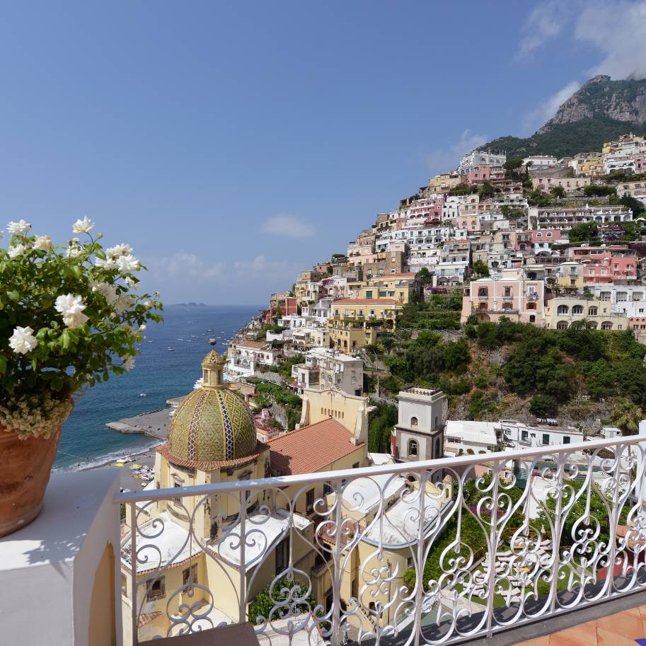 terraço em positano costa amalfitana