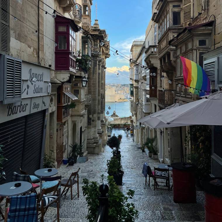 Ruas de Valletta Malta