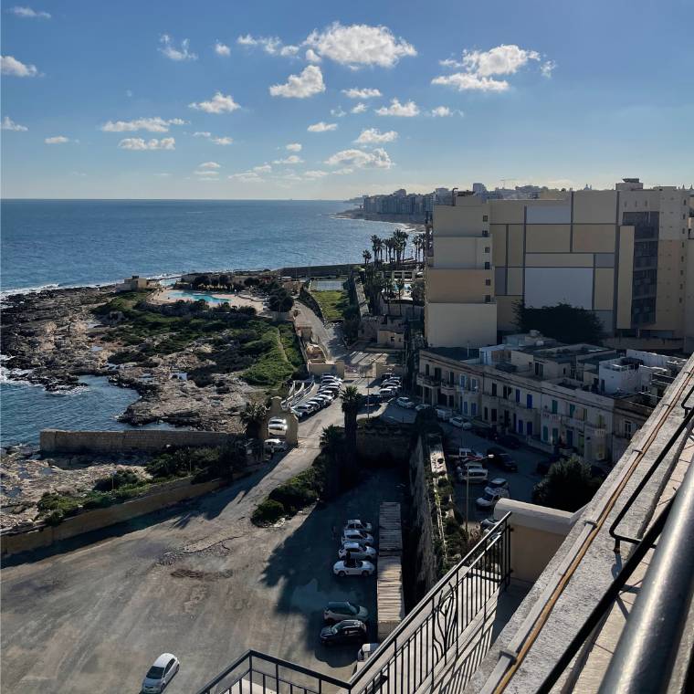 Vista do Terraco do Hotel em Malta