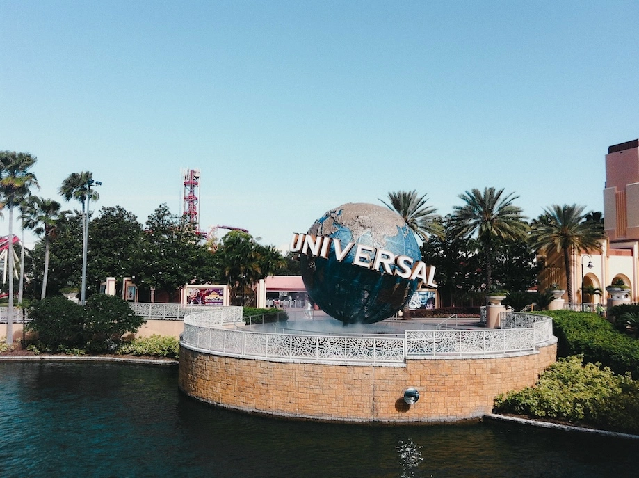 Entrada do parque da Universal Studios, em Orlando
