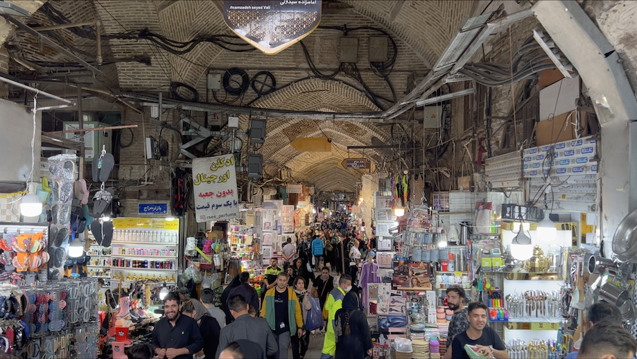 Grande Bazaar de Teerã, no Irã