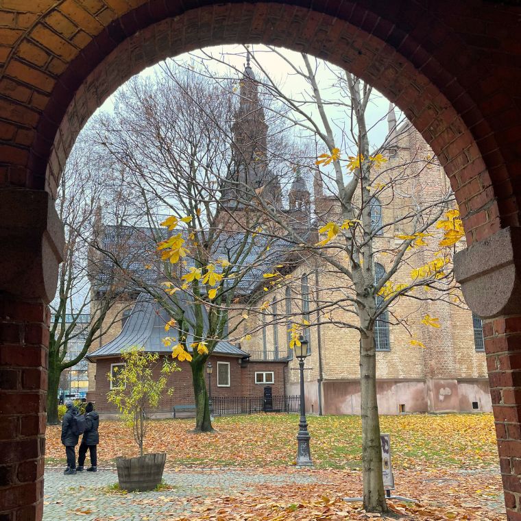 Jardins da Catedral de Oslo