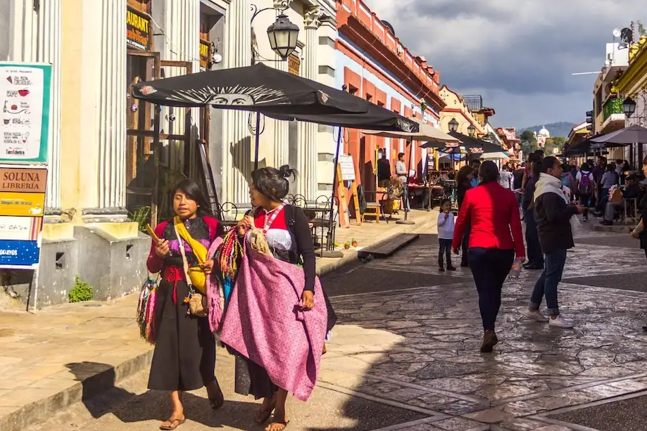 Indígenas em San Cristóbal de las Casas