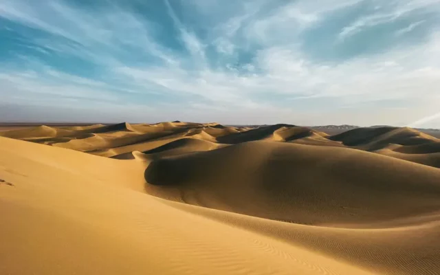 Deserto de Varzeneh no Irã