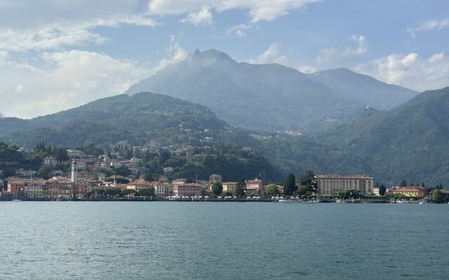 vista panoramica do lago di como