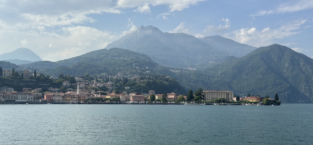vista panoramica do lago di como