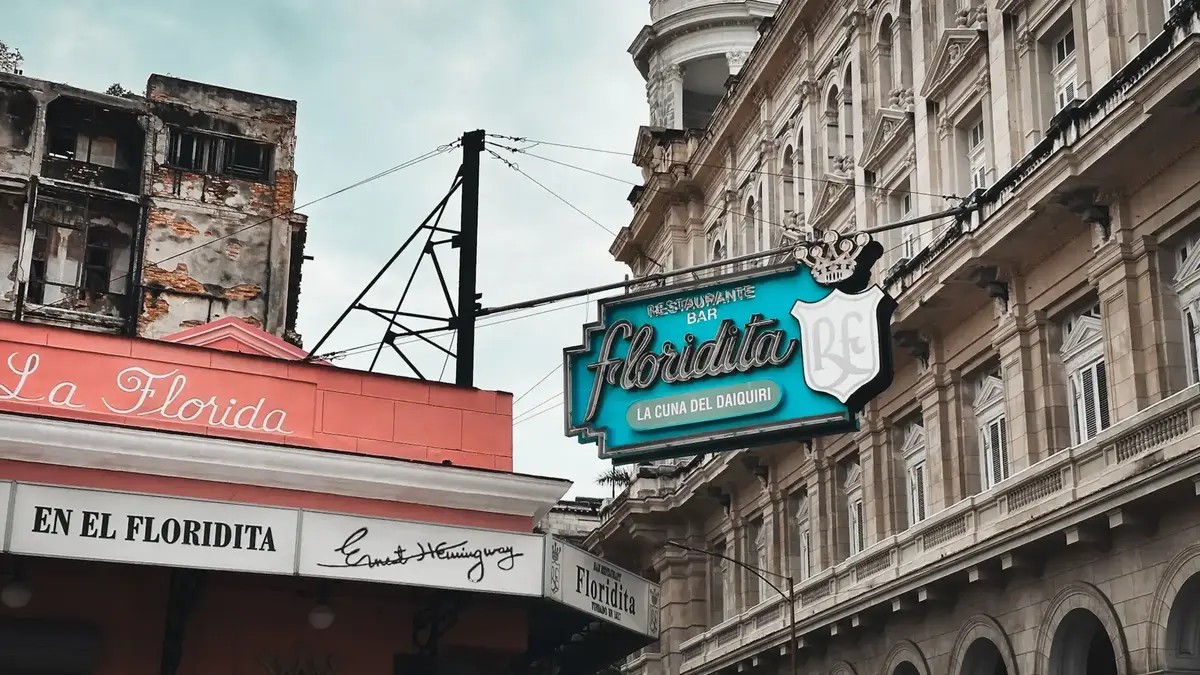 La floridita, em Havana Cuba