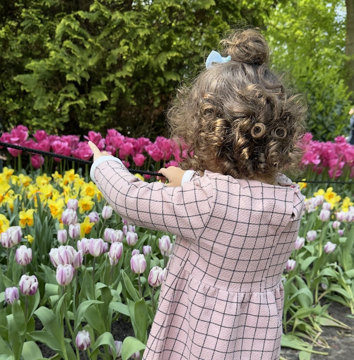 keukenhof com crianças